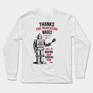 Robot Worker Long Sleeve T-Shirt